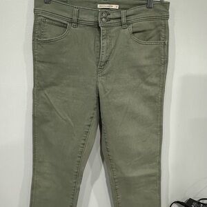 Banana Republic Olive Skinny Jeans